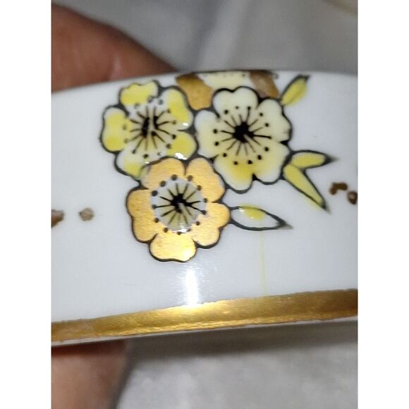 A Gold Imari Lidded Jar Vintage Hand Painted Trinket Box Japanese Porcelain - Picture 8 of 13
